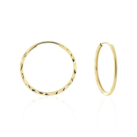 Cr&eacute;oles Valerina Or Jaune - Boucles d'oreilles cr&eacute;oles Femme | Histoire d&rsquo;Or