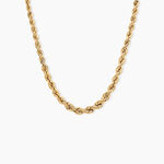 Collier Cordelia Maille Corde Or Jaune - Chaines Femme | Histoire d&rsquo;Or