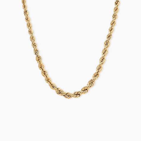 Collier Cordelia Maille Corde Or Jaune - Chaines Femme | Histoire d&rsquo;Or