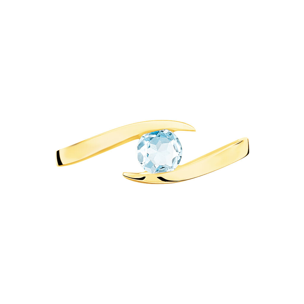 Bague Tiphaine Or Jaune Topaze - Bagues solitaires Femme | Histoire d’Or