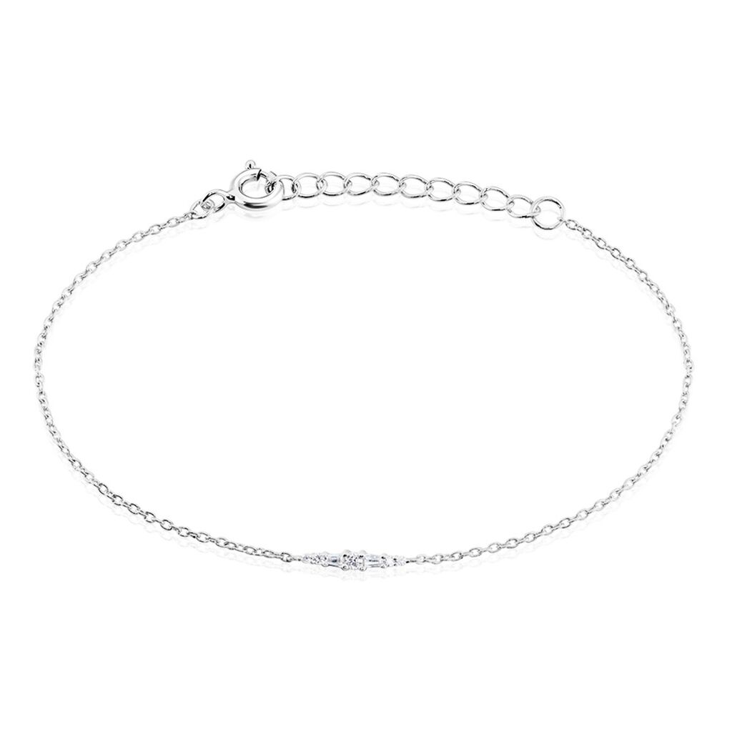 Bracelet Adriaan Argent Blanc Oxyde De Zirconium - Bracelets Femme | Histoire d&rsquo;Or