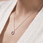 Collier Ambroisie Argent Blanc Oxyde De Zirconium - Colliers fantaisie Femme | Histoire d&rsquo;Or