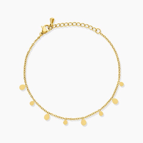 Bracelet Florencia Acier Dor&eacute; - Bijoux sans pierre Femme | Histoire d&rsquo;Or