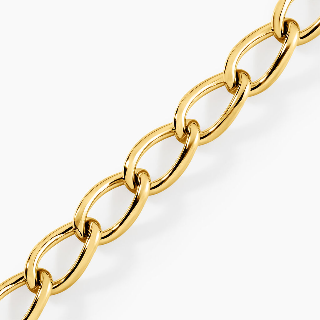 Bracelet Justinien Acier Doré - Bracelets Femme | Histoire d’Or