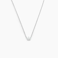 Collier Duchesse Argent Blanc Oxyde De Zirconium
