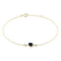 Bracelet Clothilde Or Jaune Topaze Oxyde De Zirconium