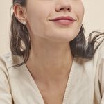 Boucles D'oreilles Puces Ayana Argent Blanc - Boucles d'oreilles fantaisie Femme | Histoire d&rsquo;Or