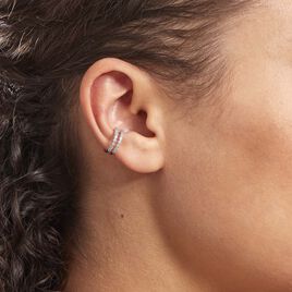 Bague D'oreille Unitaire Widar Argent Oxyde - Boucles d'oreilles fantaisie Femme | Histoire d’Or