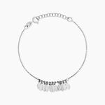 Bracelet Polyna Argent Blanc - Bracelets Femme | Histoire d&rsquo;Or