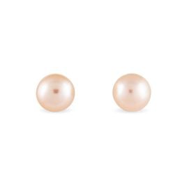 Boucles D'oreilles Puces Hacibaae Or Jaune Perle De Culture - Clous d'oreilles Femme | Histoire d’Or