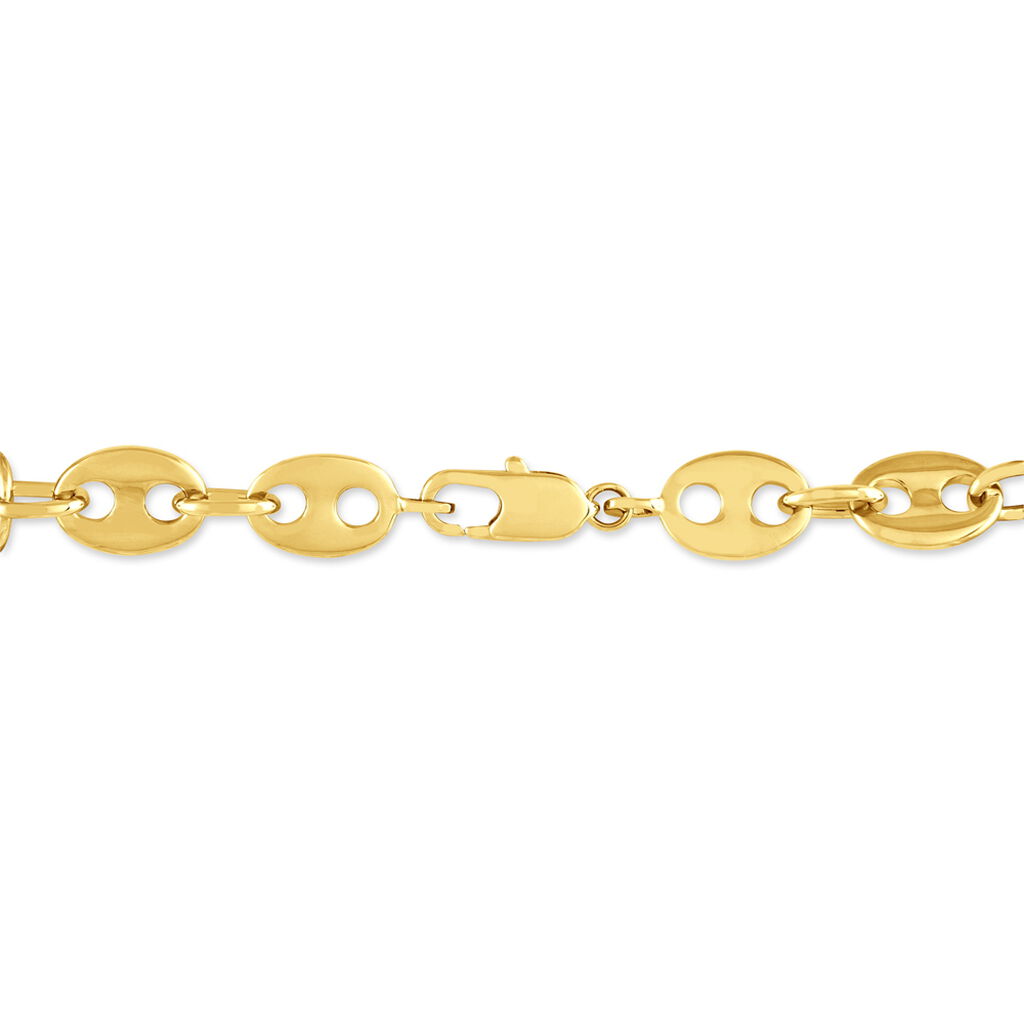 Bracelet William Plaqu&eacute; Or Jaune - Bracelets cha&icirc;ne Homme | Histoire d&rsquo;Or