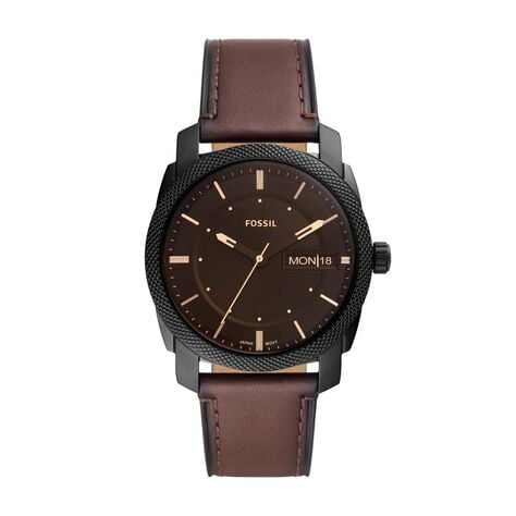 Montre Fossil Machine Marron - Montres Homme | Histoire d&rsquo;Or