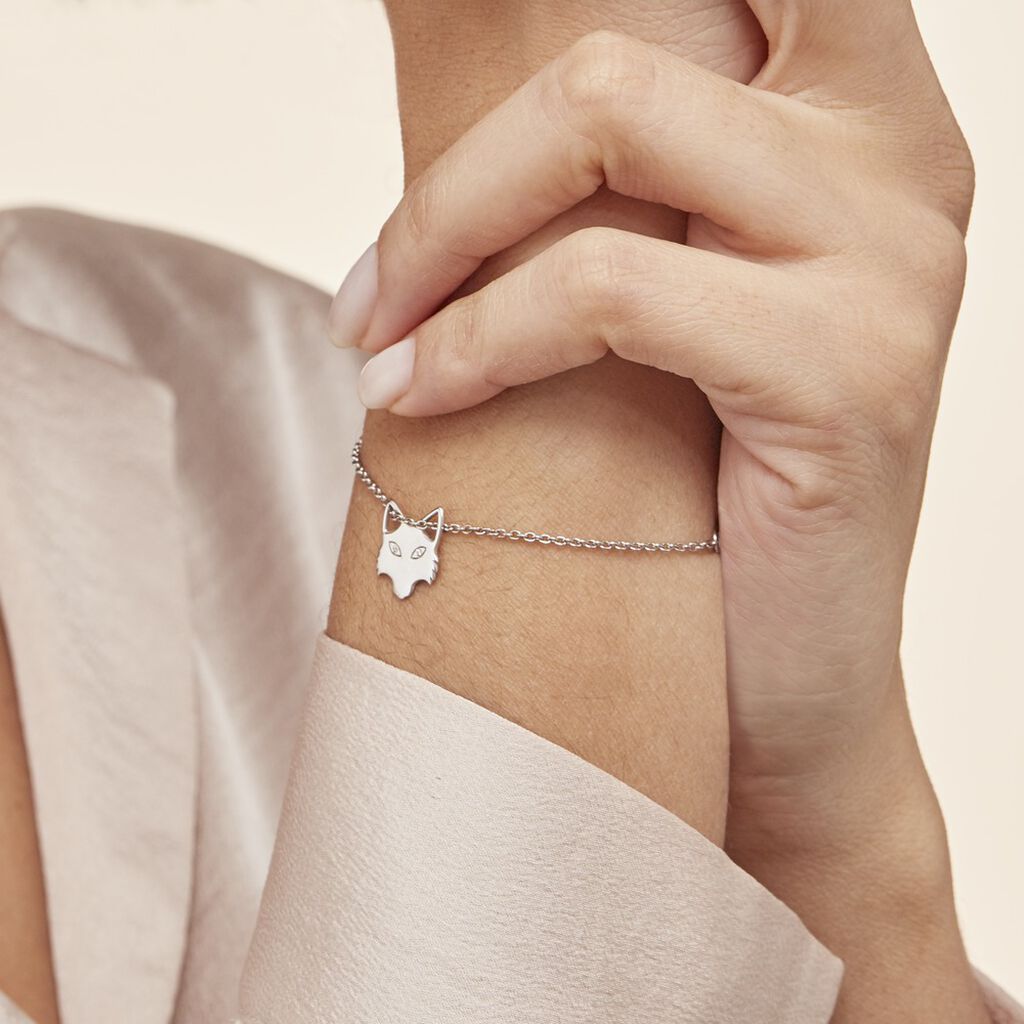 Bracelet Argent Mechtelt Oxydes De Zirconium - Bracelets Femme | Histoire d’Or