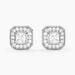 Boucles D'oreilles Puces Baroque Party Argent Blanc Oxyde De Zirconium - Boucles d'oreilles fantaisie Femme | Histoire d’Or