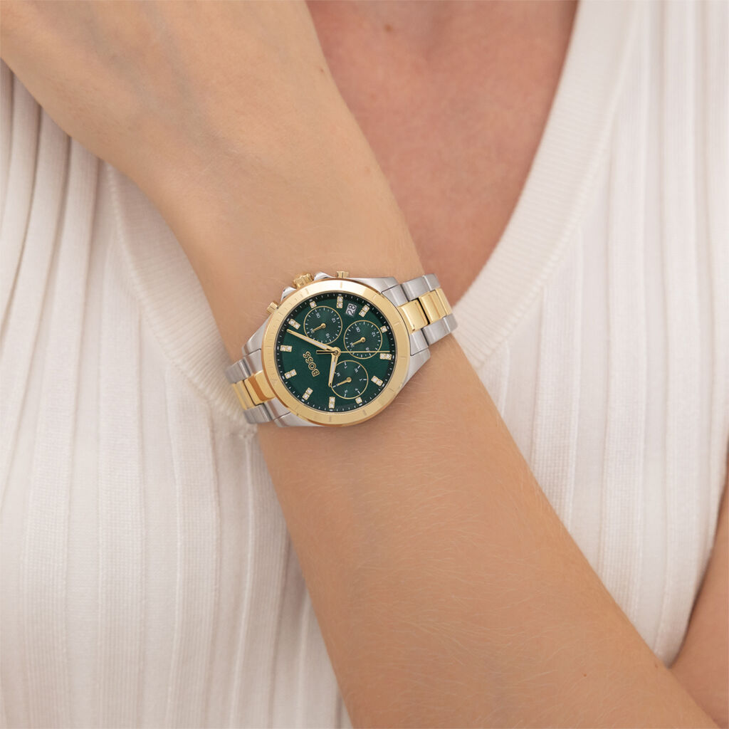 Montre Boss Alley Vert - Nouveautés montres Femme | Histoire d’Or