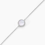 Bracelet Lunatique Argent Blanc Lapis Lazuli Nacre - Bracelets Femme | Histoire d&rsquo;Or