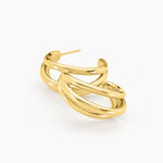 Demi-cr&eacute;oles Josephine Acier Dor&eacute; - Boucles d'oreilles cr&eacute;oles Femme | Histoire d&rsquo;Or