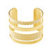 Bracelet Jonc Abram Acier Jaune - Bracelets fantaisie Femme | Histoire d’Or