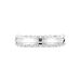 Alliance June 2 Rangs Diamantee Ruban Plat Or Blanc - Alliances Femme | Histoire d’Or