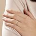 Bague Solitaire Natalia Or Blanc Diamant - Bagues solitaires Femme | Histoire d’Or