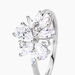 Bague Marquis Or Blanc Oxyde De Zirconium