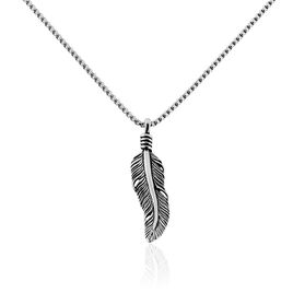 Collier Acier Vieillitwinoc - Colliers fantaisie Homme | Histoire d’Or
