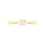 Bague Solitaire Victoria Or Jaune Diamant - Bagues solitaires Femme | Histoire d&rsquo;Or