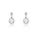 Boucles D'oreilles Pendantes Argent Blanc Zelie Oxyde De Zirconium - Boucles d'oreilles pendantes Femme | Histoire d’Or