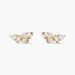 Boucles D'oreilles Puces Gemariah Or Jaune Diamant Synthétique - Clous d'oreilles Femme | Histoire d’Or