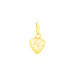 Pendentif Eudocie Coeur Mat Et Brillant Or Jaune - Pendentifs Famille | Histoire d’Or