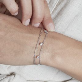 Bracelet Laetita Argent Rhodié Oxyde - Bracelets fantaisie Femme | Histoire d’Or