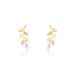 Boucles D'oreilles Puces Palmiro Or Jaune Diamant - Clous d'oreilles Femme | Histoire d’Or