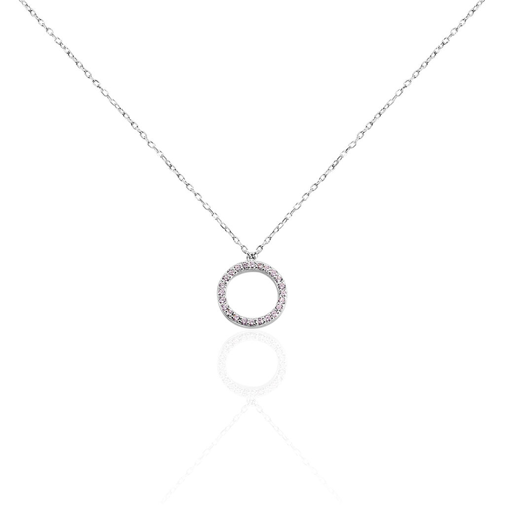Collier Ambroisie Argent Blanc Oxyde De Zirconium - Colliers fantaisie Femme | Histoire d’Or