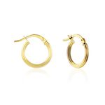 Creoles Or Jaune Miempie - Boucles d'oreilles cr&eacute;oles Femme | Histoire d&rsquo;Or