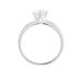 Bague Solitaire Natalia Or Blanc Diamant Synthetique - Bagues solitaires Femme | Histoire d’Or