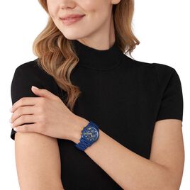 Montre Michael Kors Fossil Runway Bleu - Montres Homme | Histoire d’Or