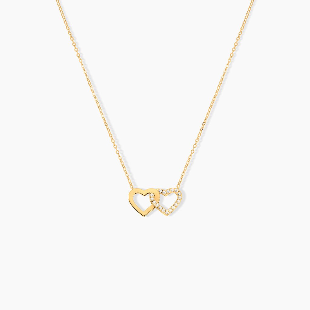 Collier Bassam Or Jaune Oxydes De Zirconium - Colliers Femme | Histoire d&rsquo;Or