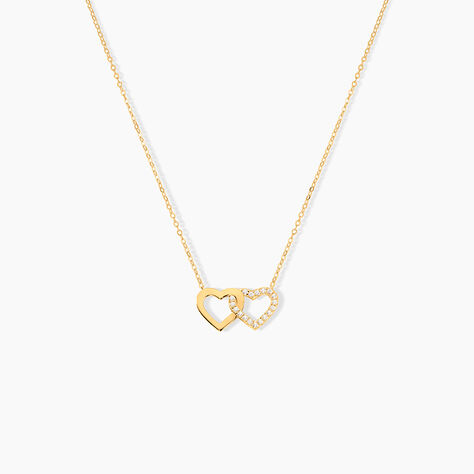 Collier Bassam Or Jaune Oxydes De Zirconium - Colliers Femme | Histoire d&rsquo;Or