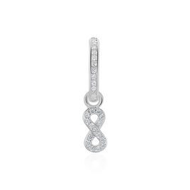 Créole Unitaire Ancelin Rondes Argent Blanc Oxyde De Zirconium - Boucles d'oreilles créoles Femme | Histoire d’Or