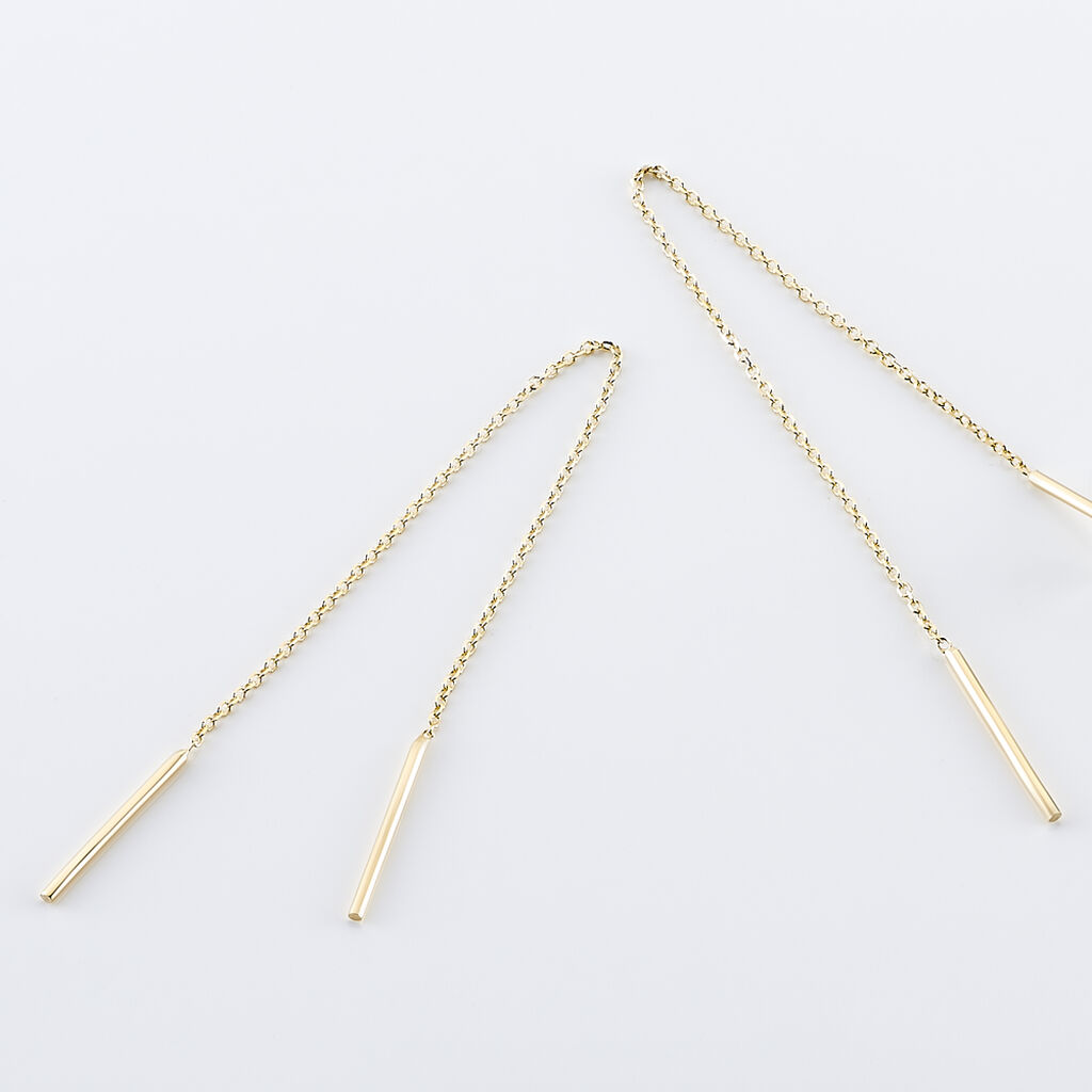 Boucles D'oreilles Pendantes Chloee Or Jaune - Boucles d'oreilles pendantes Femme | Histoire d’Or