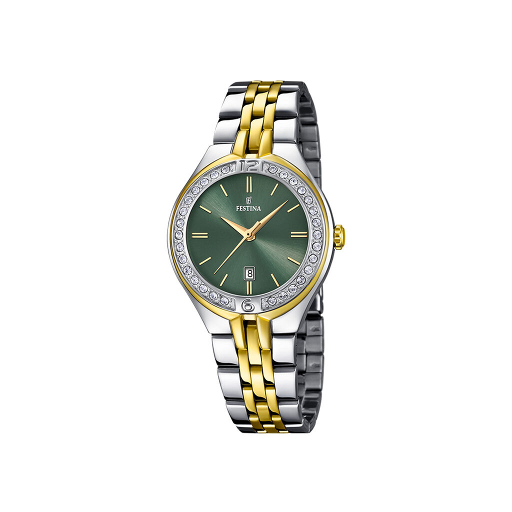 Montre Festina Mademoiselle Vert - F&ecirc;te des m&egrave;res Femme | Histoire d&rsquo;Or