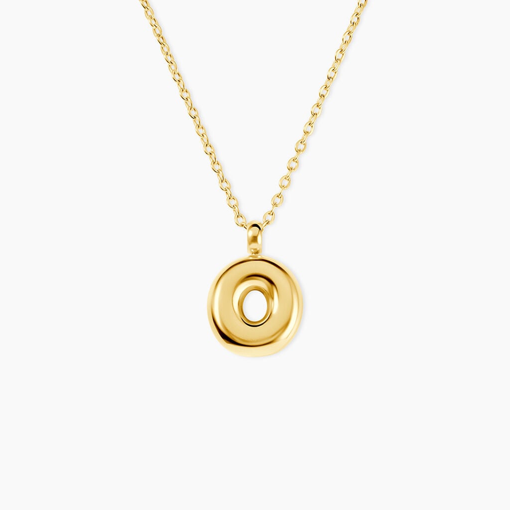Collier Feliciane Acier Dor&eacute; - Colliers fantaisie Femme | Histoire d&rsquo;Or