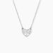Collier Elwenn Argent Blanc
