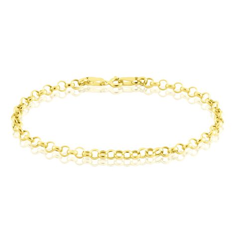 Bracelet Elviaae Maille Jaseron Or Jaune - Bracelets chaîne Femme | Histoire d’Or
