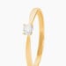 Bague Diamotion Or Jaune Diamant - Bagues solitaires Femme | Histoire d’Or