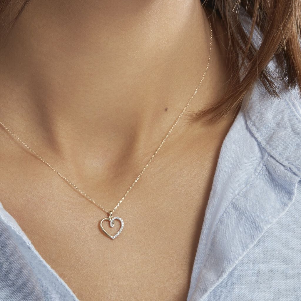 Collier Rhodia Or Jaune Diamant - Colliers Femme | Histoire d’Or