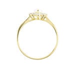 Bague Or Jaune Vladimira Oxyde De Zirconium - Bagues solitaires Femme | Histoire d&rsquo;Or