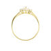 Bague Or Jaune Vladimira Oxyde De Zirconium - Bagues solitaires Femme | Histoire d’Or