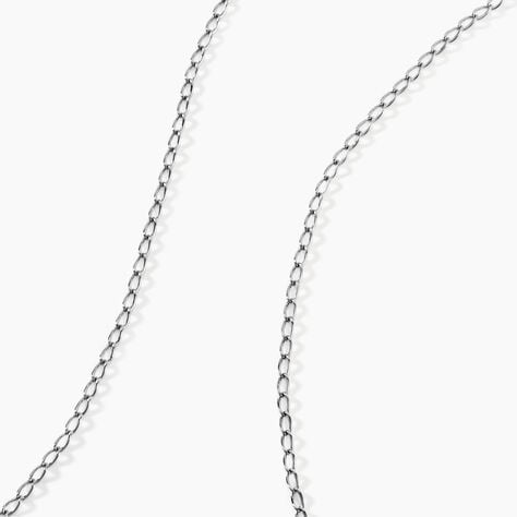 Collier Maille Nuncio Argent Blanc - Chaines Famille | Histoire d&rsquo;Or