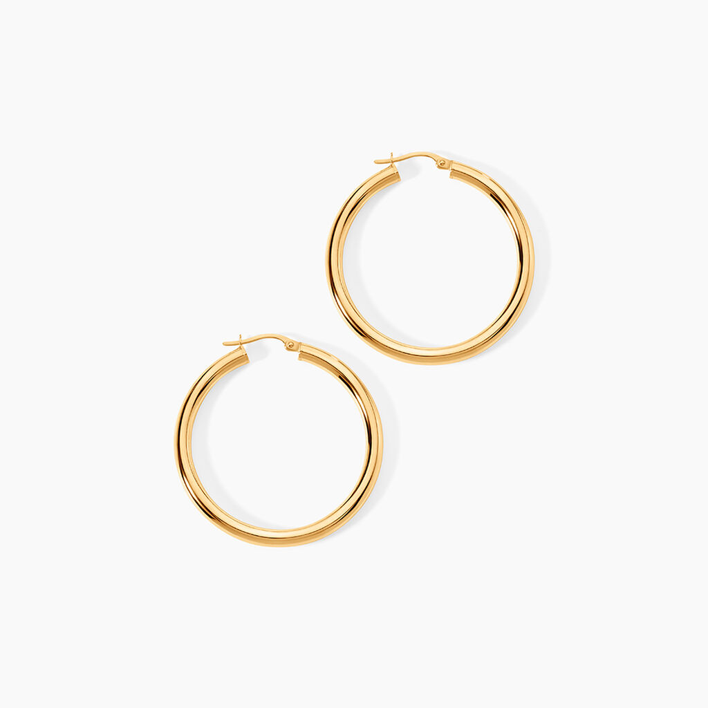 Cr&eacute;oles Ajania Or Jaune - Boucles d'oreilles cr&eacute;oles Femme | Histoire d&rsquo;Or